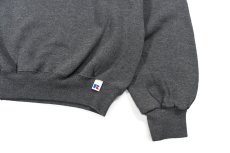 画像3: Used Russell Athletic Blank Sweat Shirt Fade Charcoal (3)