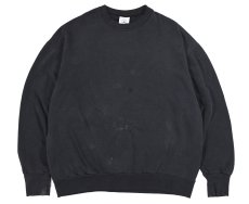 画像1: Used Delta Blank Sweat Shirt Fade Black (1)