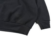 画像3: Used Fruit of the Loom Raglan Sleeve Blank Sweat Shirt Fade Black (3)