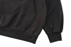 画像3: Used Raglan Sleeve Blank Sweat Shirt Fade Black (3)