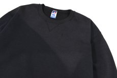 画像2: Used Russell Athletic Blank Sweat Shirt Fade Black (2)