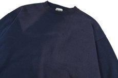 画像2: Used Tultex Blank Sweat Shirt Fade Navy made in USA (2)