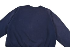 画像5: Used Russell Athletic Blank Sweat Shirt Fade Navy (5)