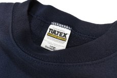 画像4: Used Tultex Blank Sweat Shirt Fade Navy made in USA (4)