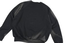 画像5: Used Lee Raglan Sleeve Blank Sweat Shirt Fade Black made in USA (5)