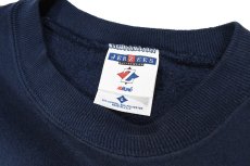 画像4: Used Jerzees Blank Sweat Shirt Fade Navy made in USA (4)