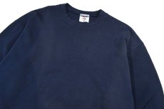 画像2: Used Jerzees Blank Sweat Shirt Fade Navy made in USA (2)