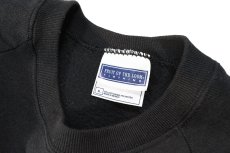 画像4: Used Fruit of the Loom Raglan Sleeve Blank Sweat Shirt Fade Black (4)