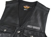 画像2: Used Harley-Davidson Leather Vest (2)