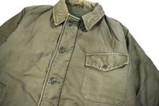 画像2: Used Us Navy A-2 Deck Jacket (2)