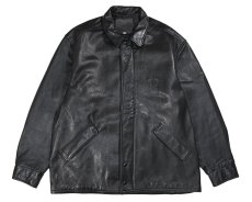 画像1: Used Imageseller Leather Jacket Black "Jack Daniel's" (1)