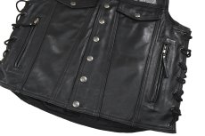 画像3: Used Harley-Davidson Leather Vest (3)