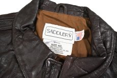 画像4: Used Saddlery Type A-2 Leather Jacket Brown made in USA (4)