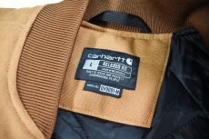 画像4: Carhartt Duck Insulated Rib Collar Vest Brown (4)