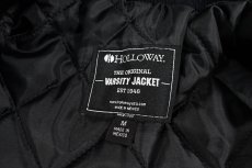 画像4: Holloway Melton/Leather Varsity Jacket Dark Navy/White (4)