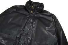 画像2: Used Eddie Bauer Leather Down Jacket (2)