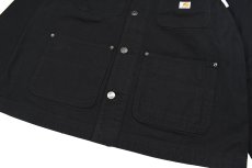 画像3: Carhartt Duck Unlined Chore Coat Black (3)