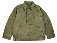 画像1: Used Us Navy A-2 Deck Jacket (1)