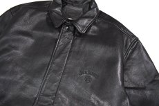 画像2: Used Imageseller Leather Jacket Black "Jack Daniel's" (2)