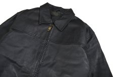 画像2: Used Knightsbridge Leather Jacket Black (2)