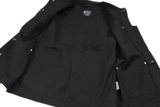 画像6: Carhartt Duck Unlined Chore Coat Black (6)