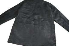 画像7: Used Knightsbridge Leather Jacket Black (7)