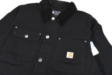 画像2: Carhartt Duck Unlined Chore Coat Black (2)