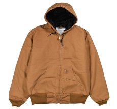 画像1: Used Carhartt Duck Active Jacket Brown (1)