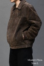 画像8: Used John Ashford Suede Jacket Brown (8)