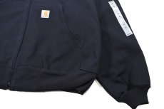 画像3: Deadstock Carhartt Duck Thermal Lined Active Jacket Navy "AMS" made in USA (3)