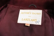 画像4: Used Jeffrey Banks for Lakeland Fake Suede Jacket Burgundy (4)