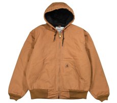 画像1: Used Carhartt Duck Active Jacket Brown (1)