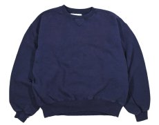 画像1: Used Russell Athletic × L.L.Bean Crew Neck Sweat Shirt Navy made in USA (1)