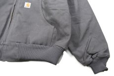 画像3: Deadstock Carhartt Duck Active Jacket Gravel "Timberlake Cabinetry" (3)