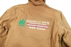 画像6: Deadstock Carhartt Duck Thermal Lined Active Jacket Brown "Donnelly Bros" made in USA (6)