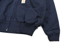 画像3: Used Carhartt Duck Active Jacket Navy "Long" (3)