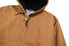 画像2: Used Carhartt Duck Active Jacket Brown (2)