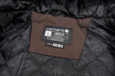 画像5: Carhartt Washed Duck Insulated Active Jacket Dark Brown (5)