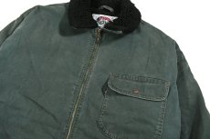 画像2: Used Levi's Canvas Sherpa Chore Coat Green (2)