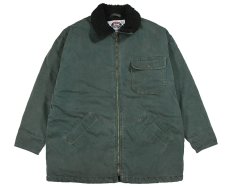 画像1: Used Levi's Canvas Sherpa Chore Coat Green (1)