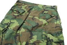 画像4: Used Us Army Cotton Poplin Rip Stop Jungle Fatigue Pants ERDL Leaf Camo (4)