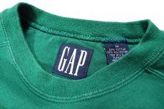 画像4: Used Gap Blank Sweat Shirt Green made in USA (4)