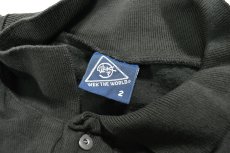 画像4: Deadstock WEK Clothing Sweat Polo Dark Khaki made in USA (4)