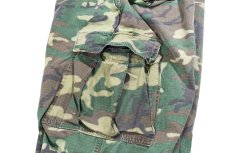 画像5: Used Us Army Cotton Poplin Rip Stop Jungle Fatigue Pants ERDL Leaf Camo (5)