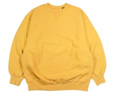 画像1: Used Gap Blank Sweat Shirt Yellow made in USA (1)