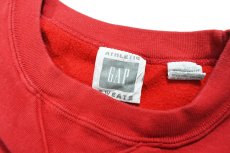 画像4: Used Gap Blank Sweat Shirt Red (4)