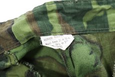 画像6: Used Us Army Cotton Poplin Rip Stop Jungle Fatigue Pants ERDL Leaf Camo (6)