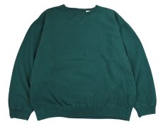 画像1: Used Gap Blank Sweat Shirt Green (1)