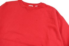 画像2: Used Gap Blank Sweat Shirt Red (2)