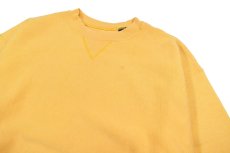 画像2: Used Gap Blank Sweat Shirt Yellow made in USA (2)